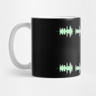Stereo waveform Mug